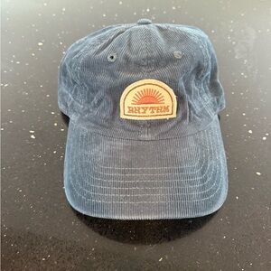 Rhythm Navy Corduroy Hat with Patch